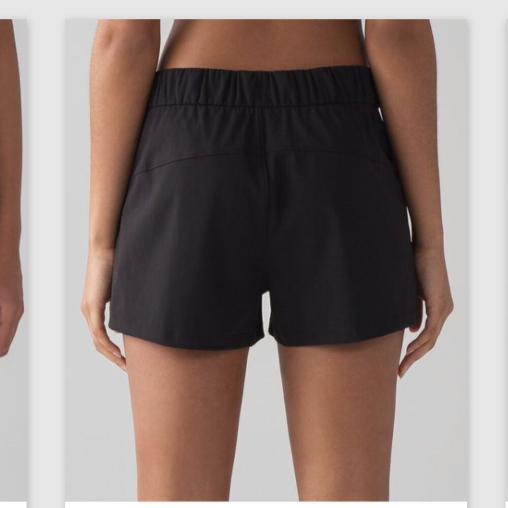 Lululemon Black Every Moment Short 3.5” - Size 8